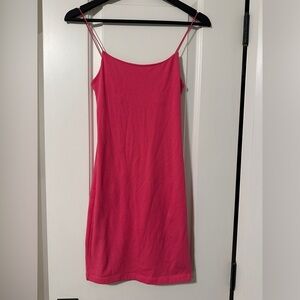 Zara Barbie Pink Spaghetti Strap Mini Dress Size Medium Women’s